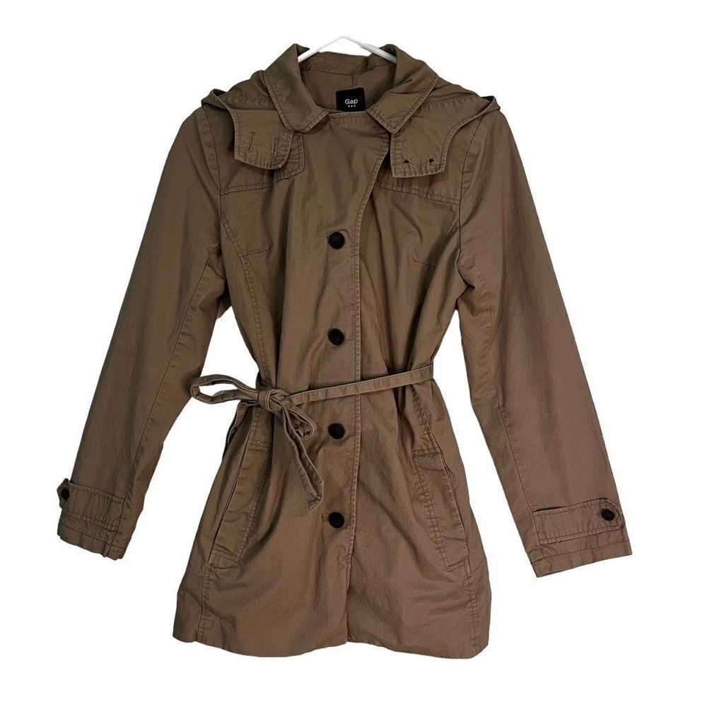 GAP Factory Trench Coat Size S - Picture 3 of 9